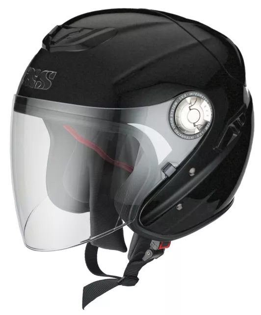 iXS HX91 Jethelm Motorradhelm Fiberglas Chopperhelm Rollerhelm schwarz Gr. S