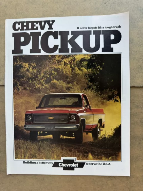 1974 Chevrolet "Pickup" - Dealer Showroom Sales Brochure