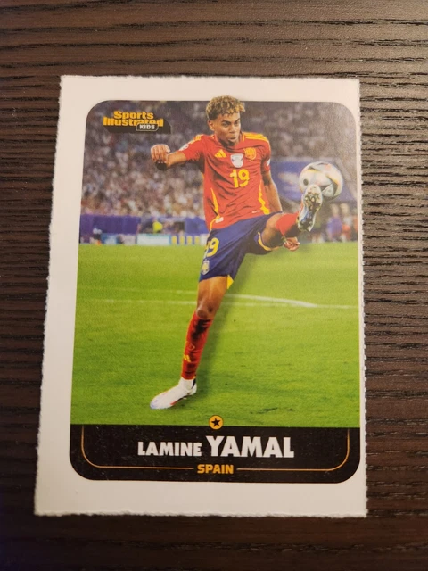 LAMINE YAMAL SPORTS Illustrated SI Kids 2024 RC Rookie Card Spain LAMINE YAMAL SPORTS Illustrated SI Kids 2024 RC Rookie Card Spain