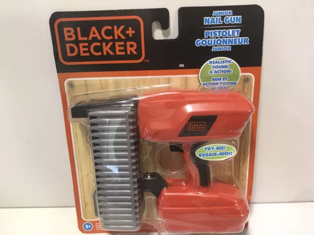.com: Black & Decker Jr. Electronic Tool, Nailgun : Toys & Games