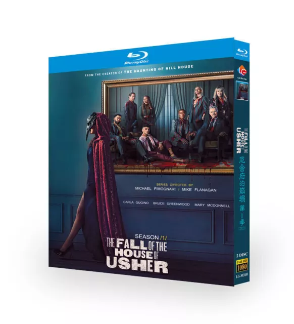 The Fall of the House of Usher (2023) Blu-ray BD 2 Disc Series All Region TV