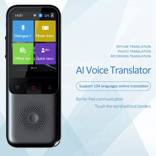 T11 Translator Intelligent Voice Translator 134 Languages Online2670