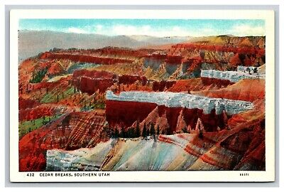 Cedar Breaks, Southern Utah UT Postcard