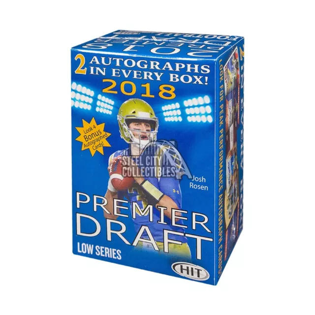 2018 Sage Hit Premier Draft Low Series Football Blaster Box