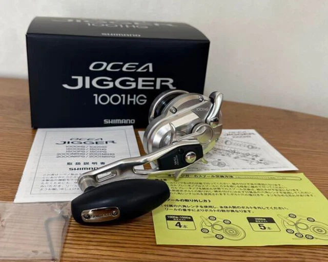 Ocea Jigger 1001HG Shimano 2017 Baitcast Fishing Reel LH Saltwater Jigging