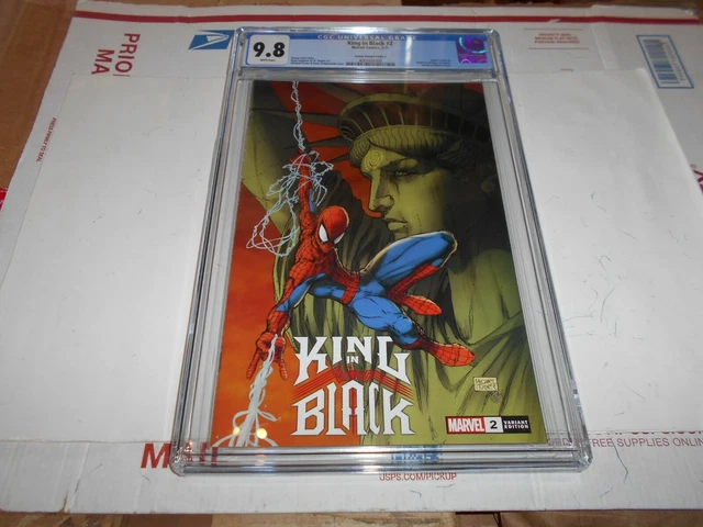 King In Black #2 Cgc 9.8 Michael Turner  Variant Edition A Spider-Man Cover