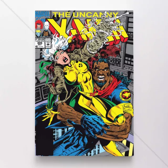 Uncanny X-Men Poster Canvas Vol 1 #305 Xmen Marvel Comic Book Art Print
