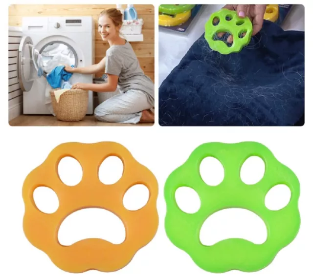 2-Pack Laundry Pet Hair Remover - Washing Machine Fur Catcher for Pet Owners