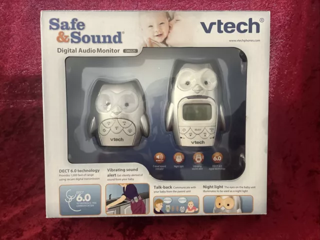 VTech Safe and Sound  Digital Audio Baby Monitor Owl Design Night Light