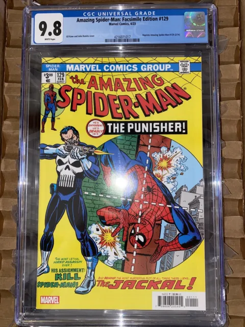 Amazing Spider-Man #129 (Facsimile Edition)(2023) ~ Cgc Graded 9.8 Nm/M