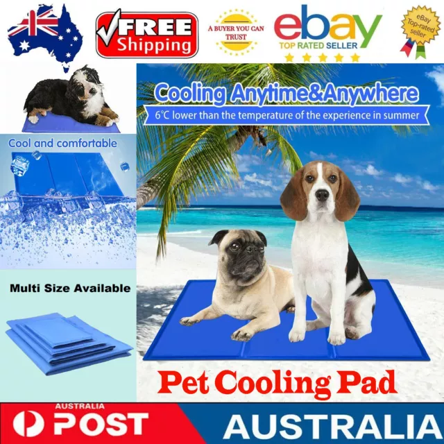 Pet Cooling Mat Non-Toxic For Dog Cat Summer Sleeping Bed Gel Cushion Cooler Pad