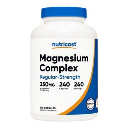 MAGNESIUM COMPLEX CAPSULES Regular Strength 240 Count £26.18 - PicClick UK