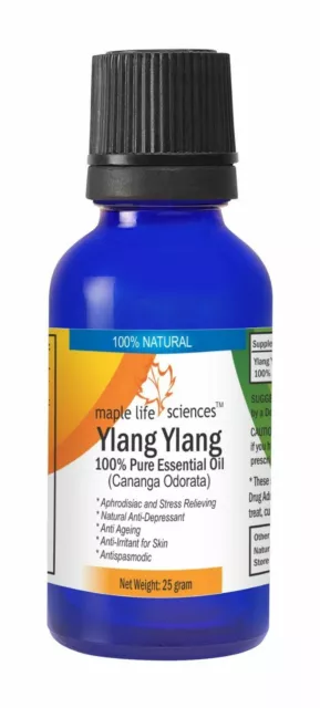 Ylang Ylang Oil 100% Pure & Natural Cananga Odorata Anti-aging Aphrodisiac