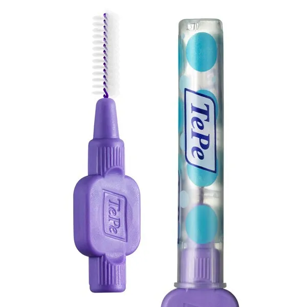 TePe Original Interdentalbürsten - 1,1 mm lila - 8 Stück Zahnzwischenraumbürste