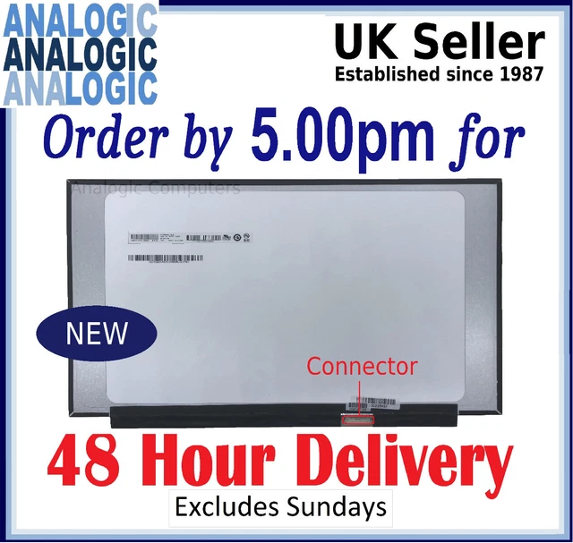 COMPATIBLE N156HCA-EAB 15.6" FHD 30 PIN eDP LED LCD DISPLAY Non-IPS SCREEN