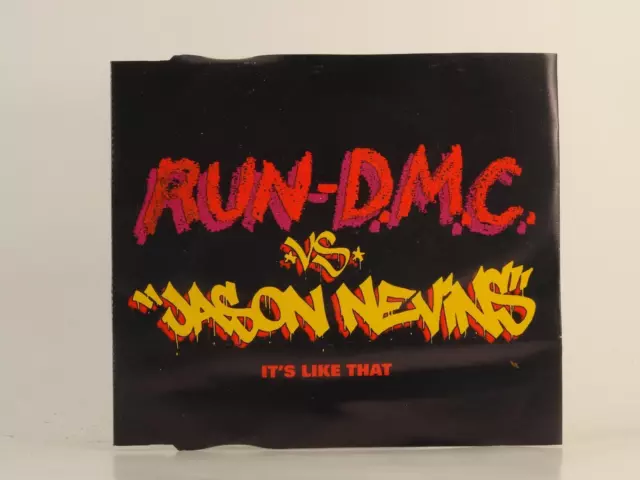 ITS LIKE THAT RUN DMC VS JASON NEVINS (H1) 3 Track CD Single Picture Sleeve SMIL