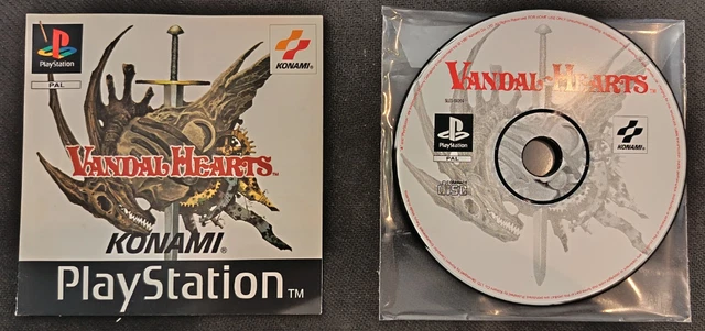 Vandal Hearts Sony PlayStation PS1 PAL - JEU + NOTICE EN LOOSE Vandal Hearts Sony PlayStation PS1 PAL - JEU + NOTICE EN LOOSE