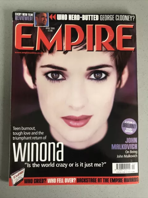Empire Film  Magazine April 2000 - Winona Ryder, John Malkovich
