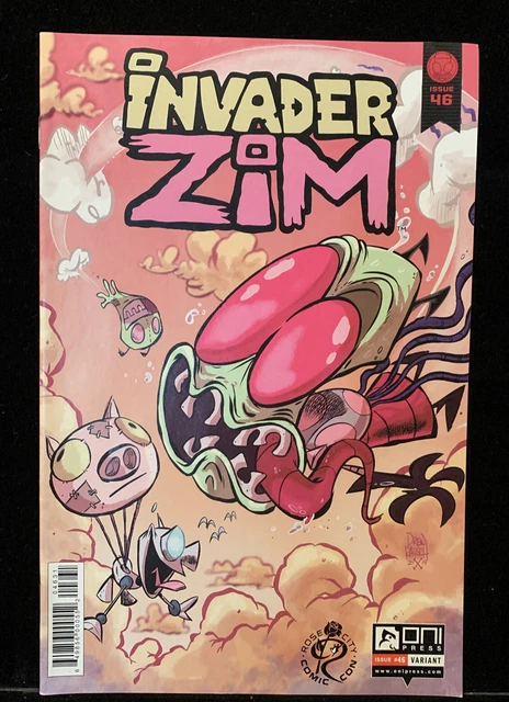 INVADER ZIM #46 1ST PRINT ONI PRESS NICKELODEON Rose City Comic Con Variant 19’