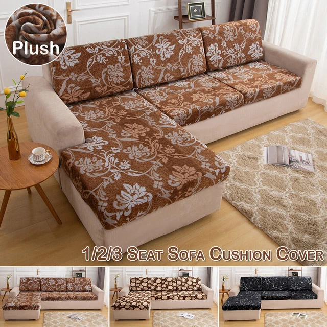 1/2/3Seater Stretch Vintage Floral Couch Cushion Covers Elastic Sofa Slipcover