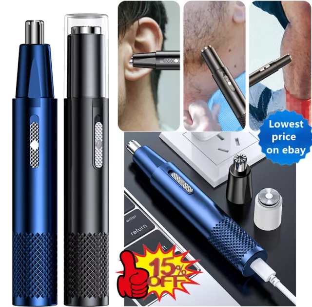 Electric Nose Ear Hair Trimmer Remover Men Professional Rechargeabl❀