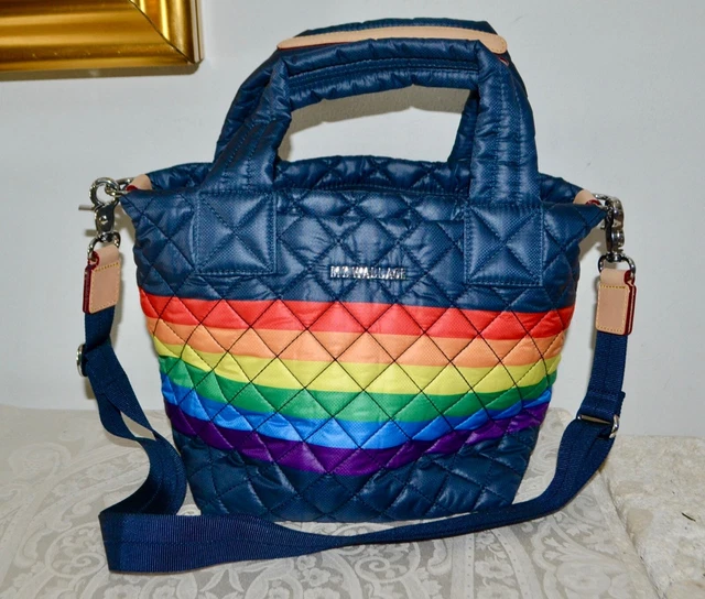 NWT 225 MZ Wallace METRO Tote Deluxe Bag XS Leather Trim Dawn