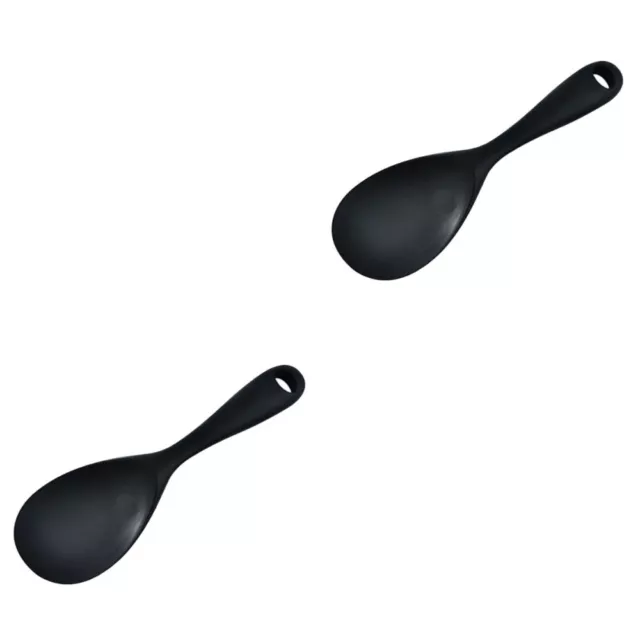 Silicone Soup Ladle & Rice Paddle Set - Non-Stick Utensils