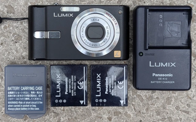 Appareil Photo Numérique Panasonic Lumix DMC-FS11 14.1 MP Noir - Zoom 5x - Occasion Excellent état