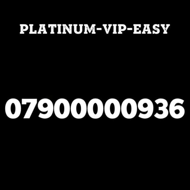 ⭐ Gold Easy Vip Memorable Mobile Phone Number Diamond Platinum Sim Card 00000