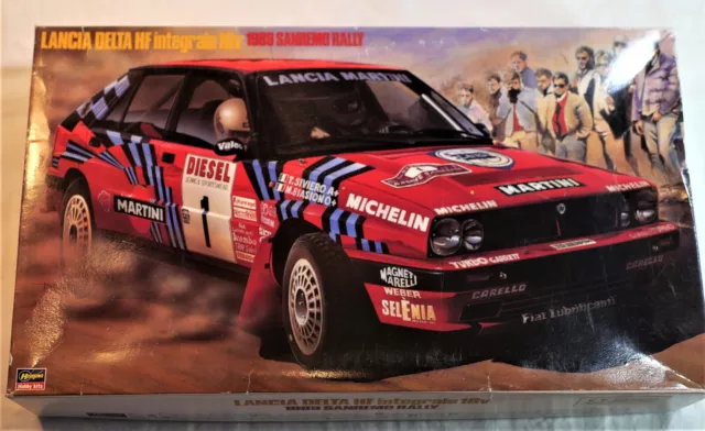 maquette automobile Hasegawa lancia delta HF integrale 16v 1989 SANREMO  25008