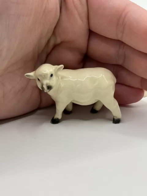 Retired Hagen Renaker Sheep Lamb Porcelain Miniature Figurine