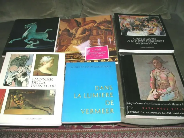 Lot Livres D' Art - Chine - Vermeer-Picasso-Manet-Phillips Coll.-Hermitage