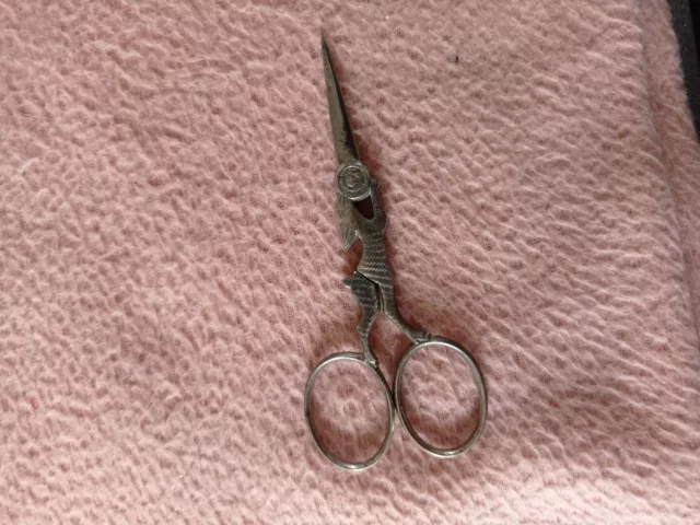 Paire de ciseaux anciens en acier Lièvre / scissors 3