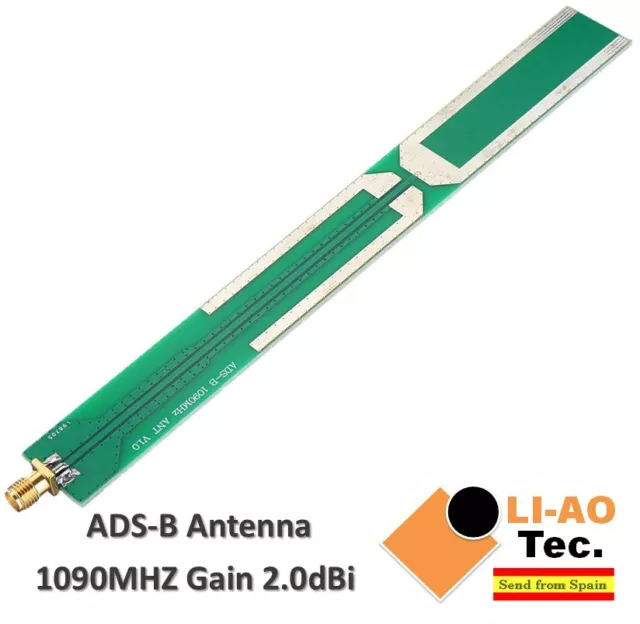 ADS-B 1090Mhz Gain 2.0dBi SMA Female PCB Antenna