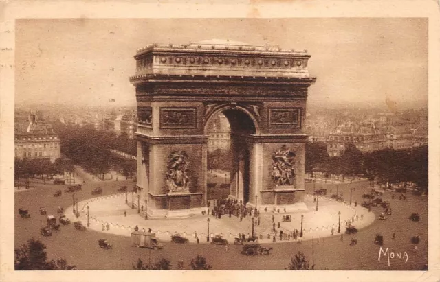 Les Petits Tableaux - La place de l'Etoile et l'arc de Triomphe