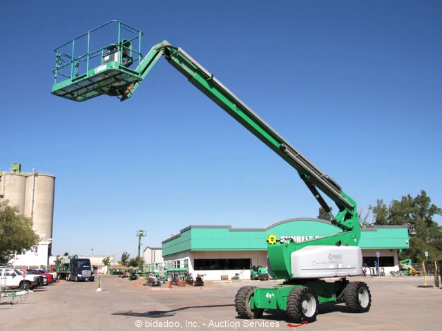 2015 Genie Z80 60 80' 4WD Diesel Articulating Boom Lift Man Aerial Jib