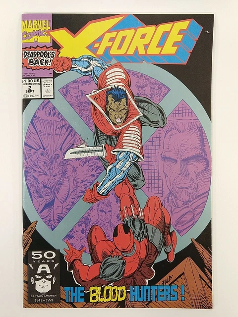 X-Force #2 Marvel 1991 Comic Book The Blood Hunters!