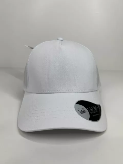 Atlantis cap hat trucker white curved visor adjustable one size fits most