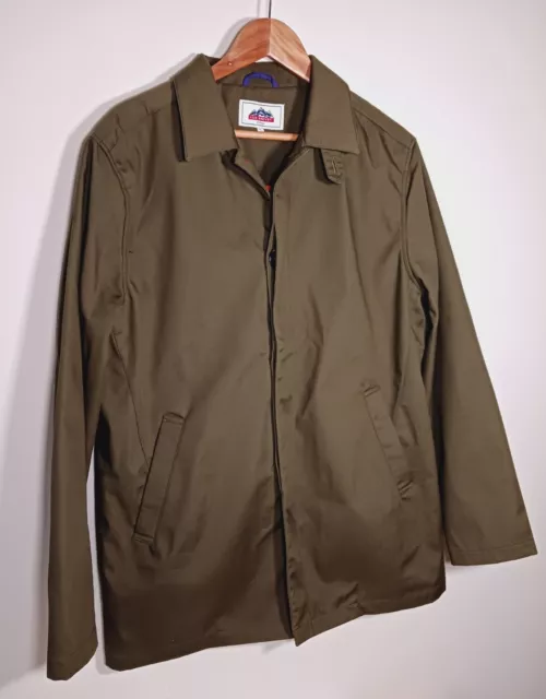 LUC BREVET Jacket Coat Mens Size Large Forest Green