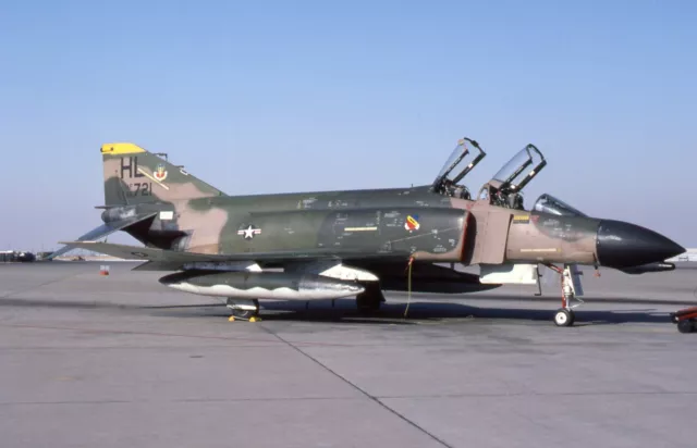 Original aircraft slide - F-4D Phantom II - USAF 65-0721/HL 4 FTS 388 TFW, 1978