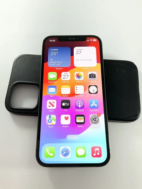 iPhone 12 Pro 128GB グラファイト SIMフリー ケース付き