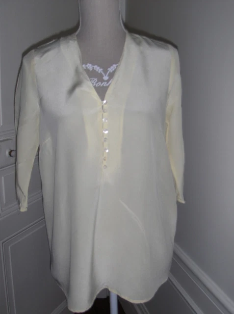 Tunique Sandro En Dentelle Noire Florale - Taille 40 (3) - Occasion Excellent état