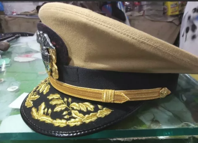 WWll US NAVY COMMANDER ADMIRAL RANK Khaki HAT CAP in all sizes