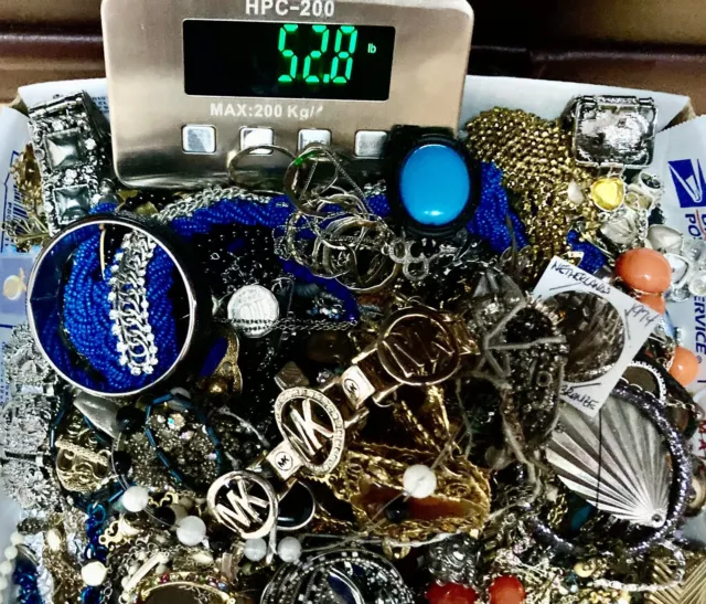 50+ Lbs Jewelry Lot - LARGE HUGE BIG Estate VINTAGE RETRO MODERN POUNDS NR!!