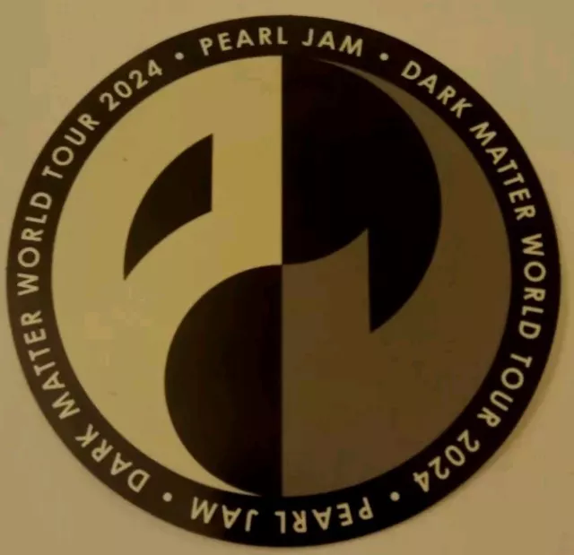 PEARL JAM DARK Matter World Tour 2024 Event Concert Sticker Official