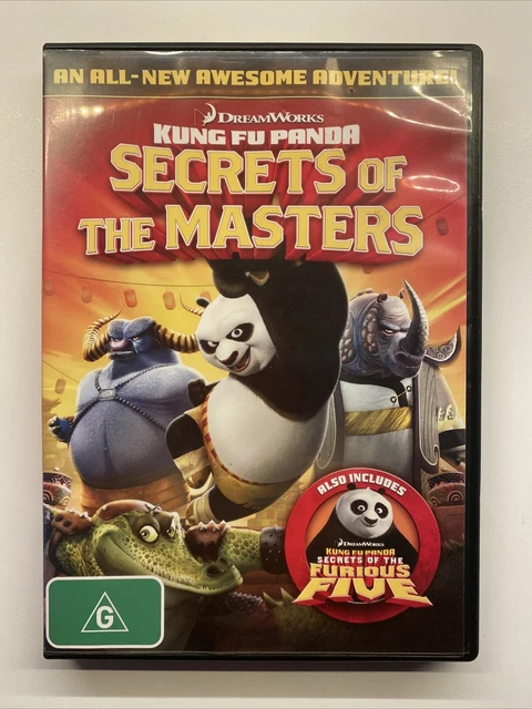 KUNG FU PANDA Secrets Of The Masters - DVD - Region 4 PAL Free Aus Post ...