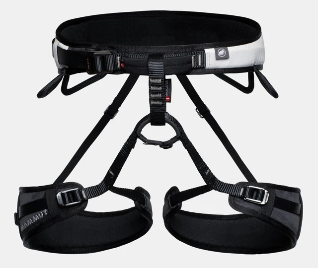 Mammut Men's Ophir 3 Slide Rock Climbing Harness, Large L, Black Marble