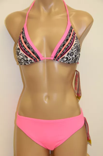 COCO RAVE SIZE 34/36C Cup Bra + Size L Skirted Bikini Brief Swimsuit  Striped $19.99 - PicClick