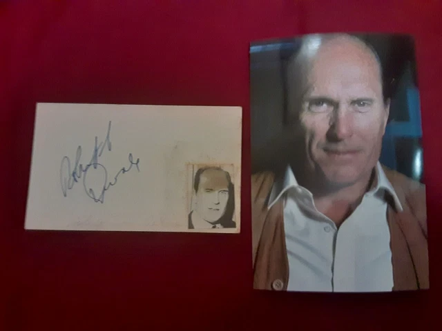 ULTRA RARE EARLY Robert Duvall Signed Autographed 3x5 Index Card Godfather True