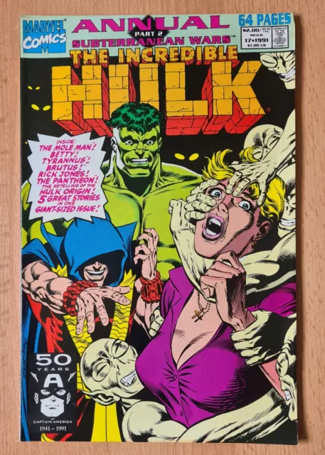 The Incredible Hulk Annual #17  (1991) Marvel Us Comic